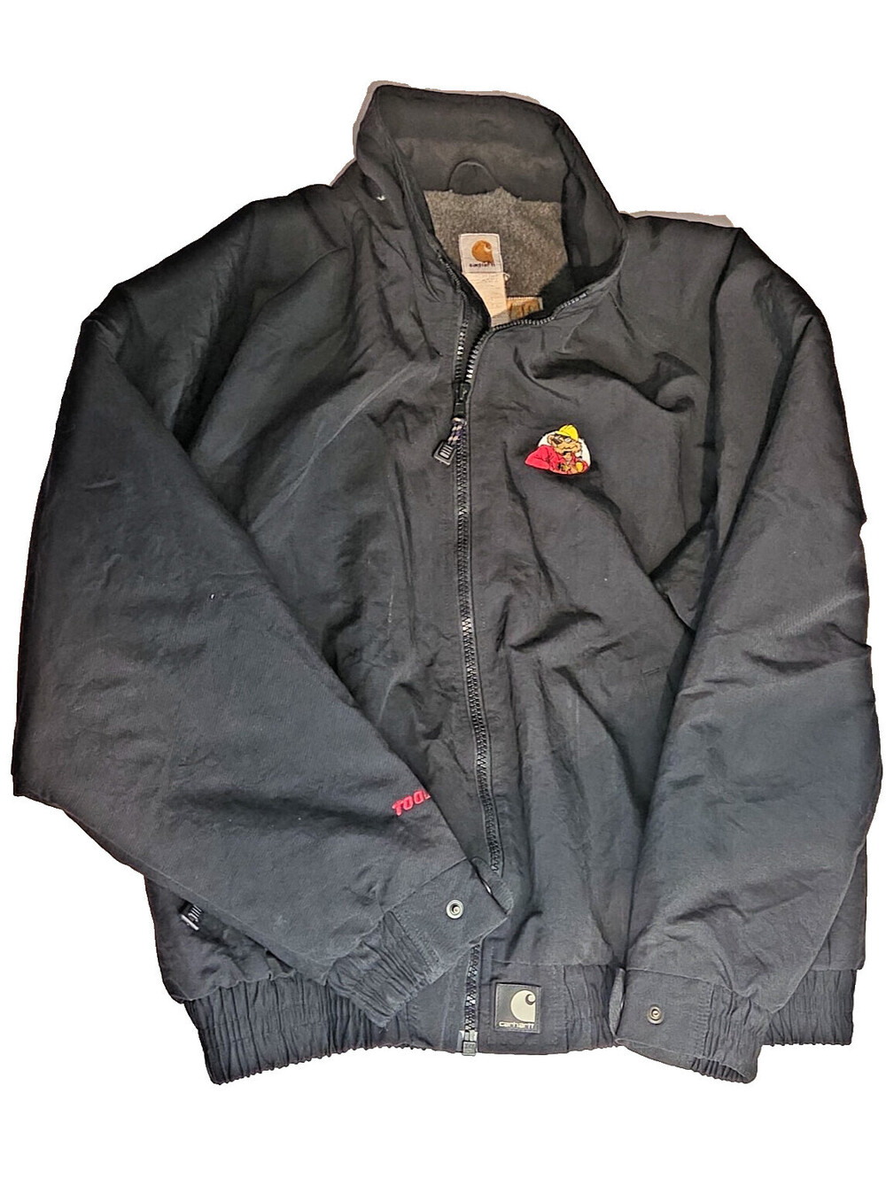 Y2K Carhartt Workshield Squall Jacket XL Tool Crib DEWALT J72 BLK 2002